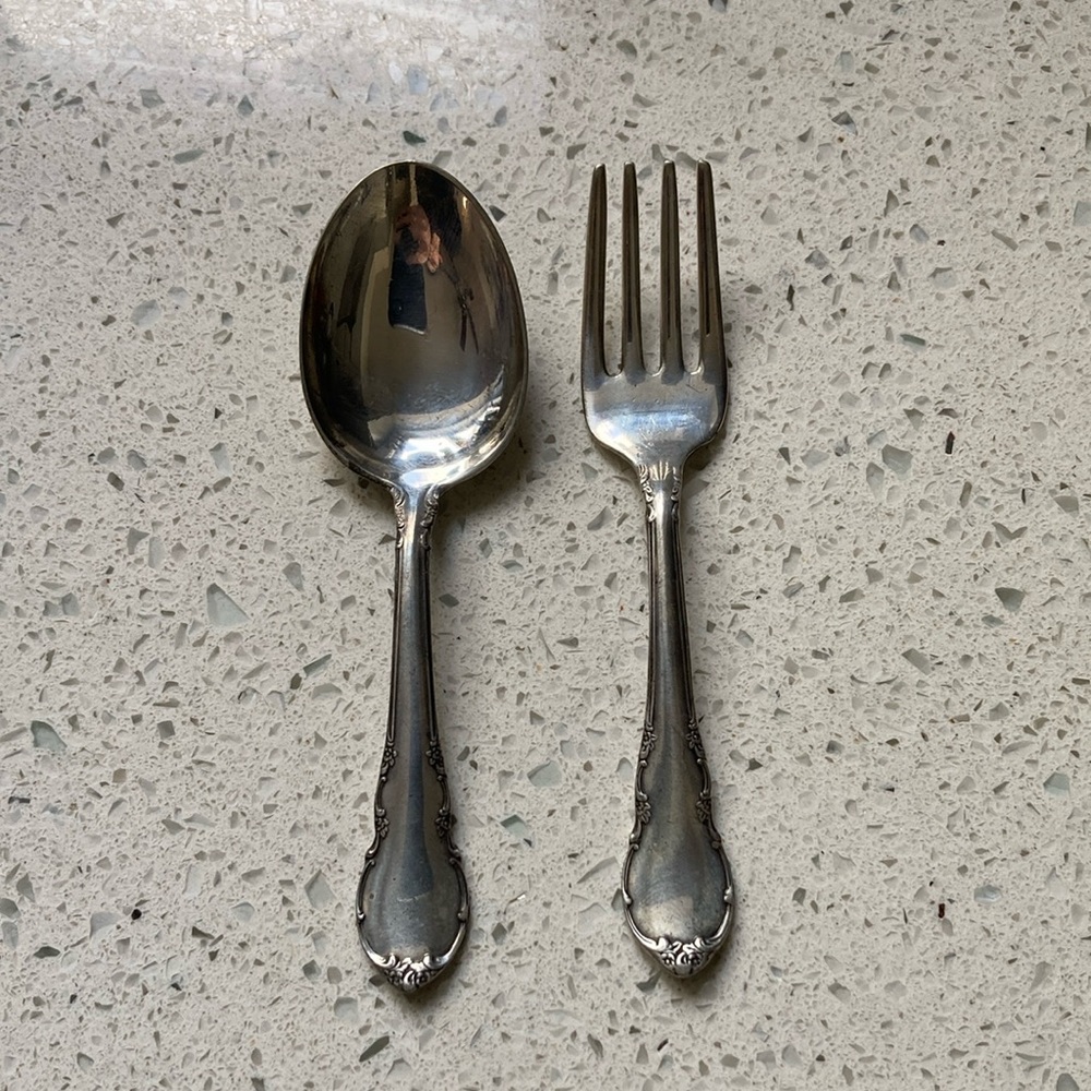 Sterling Silver Baby Spoon/Fork